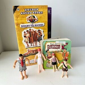 Vintage Flintstones Books and Figurines